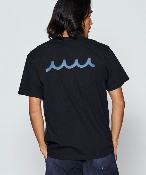 ACANTHUS(アカンサス)の「mt10685- Grid Print Tee グリッドプリントTシャツ(MA2718)(Tシャツ/カットソー・メンズ・ブラック/ホワイト/ネイビー・XL/L/M/S)」の2枚目の写真