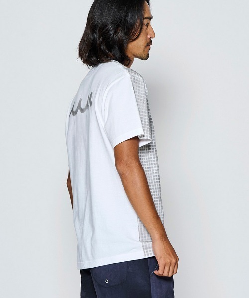 ACANTHUS(アカンサス)の「mt10685- Grid Print Tee グリッドプリントTシャツ(MA2718)(Tシャツ/カットソー・メンズ・ブラック/ホワイト/ネイビー・XL/L/M/S)」の9枚目の写真