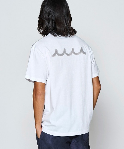 ACANTHUS(アカンサス)の「mt10685- Grid Print Tee グリッドプリントTシャツ(MA2718)(Tシャツ/カットソー・メンズ・ブラック/ホワイト/ネイビー・XL/L/M/S)」の10枚目の写真