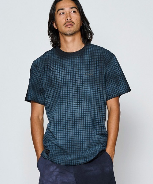ACANTHUS(アカンサス)の「mt10685- Grid Print Tee グリッドプリントTシャツ(MA2718)(Tシャツ/カットソー・メンズ・ブラック/ホワイト/ネイビー・XL/L/M/S)」の11枚目の写真