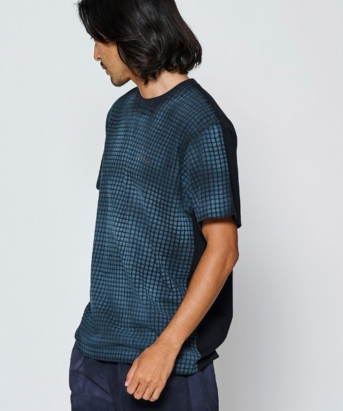 ACANTHUS(アカンサス)の「mt10685- Grid Print Tee グリッドプリントTシャツ(MA2718)(Tシャツ/カットソー・メンズ・ブラック/ホワイト/ネイビー・XL/L/M/S)」の13枚目の写真
