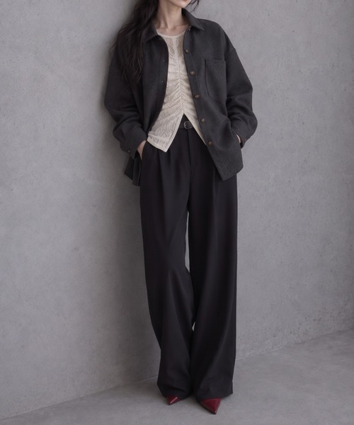 モデル身長：158cm
着用サイズ：FREE