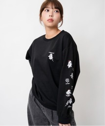 アソートキャラクター 袖刺繍ダンボールトレーナー|全4色