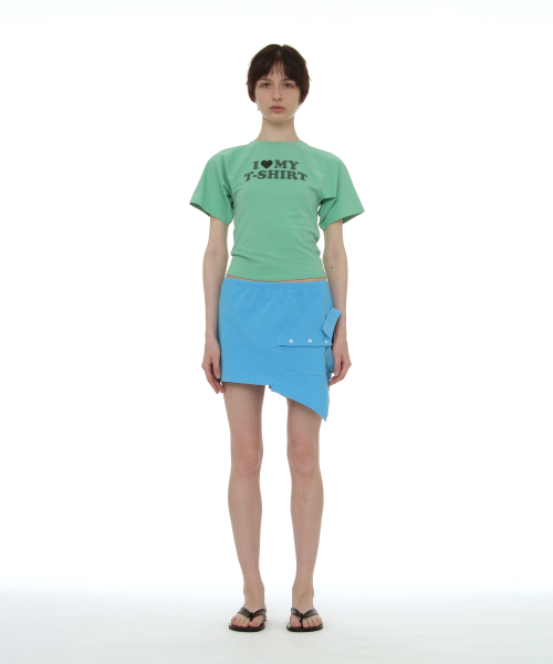 PARTIMENTO WOMEN(パルティメントウィメン)の「バットスリーブ ILTプリンテッドT_エメラルド(Tシャツ/カットソー・レディース・その他・SMALL/MEDIUM/LARGE)」の2枚目の写真