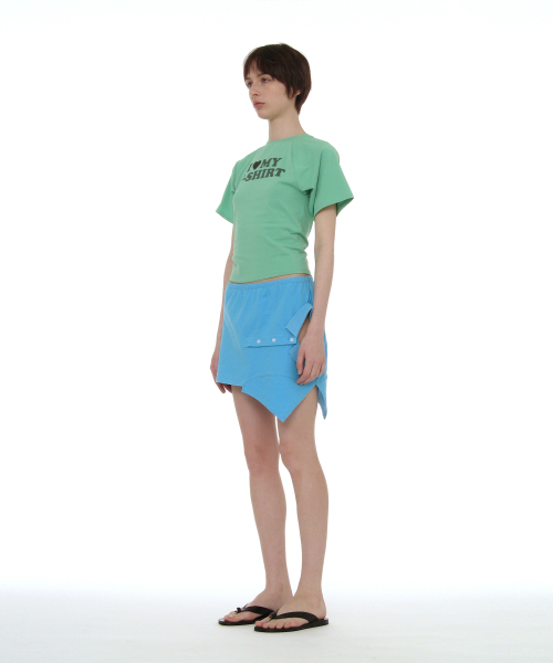 PARTIMENTO WOMEN(パルティメントウィメン)の「バットスリーブ ILTプリンテッドT_エメラルド(Tシャツ/カットソー・レディース・その他・SMALL/MEDIUM/LARGE)」の3枚目の写真