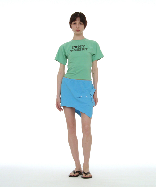 PARTIMENTO WOMEN(パルティメントウィメン)の「バットスリーブ ILTプリンテッドT_エメラルド(Tシャツ/カットソー・レディース・その他・SMALL/MEDIUM/LARGE)」の5枚目の写真