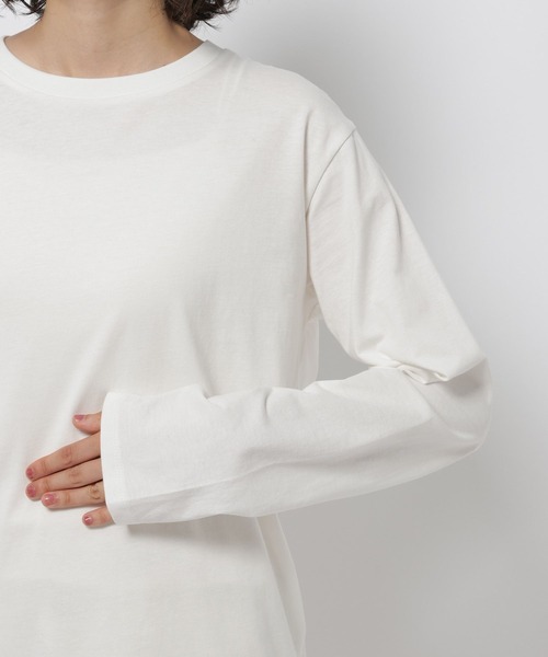niko and...(ニコアンド)の「アソートレイヤーベーシックTシャツ(Tシャツ/カットソー・レディース・ホワイト/オフホワイト・LARGE/MEDIUM)」の10枚目の写真