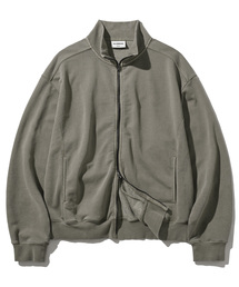 フェイデッドスウェットジップアップ-2Color