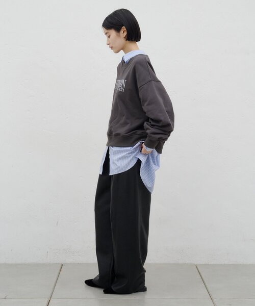CIAOPANIC TYPY（チャオパニックティピー）の「∴フェイクレザー切替ワイドイージーパンツ（その他パンツ・レディース・ブラウン/ブラック/アイボリー・MEDIUM/SMALL/LARGE）」の11枚目の写真