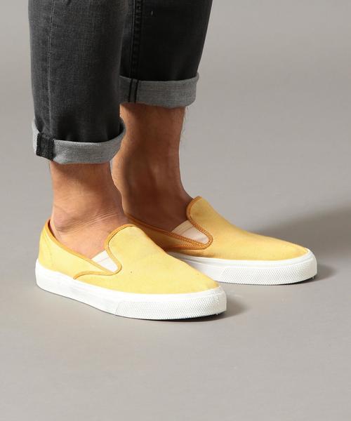 BEAUTY&YOUTH UNITED ARROWS(ビューティーアンドユースユナイテッドアローズ)の「BY ∴ オーバーダイ スリッポン スニーカー◆(スリッポン・メンズ・オレンジ/ネイビー・X-SMALL/LARGE/MEDIUM/SMALL)」の11枚目の写真