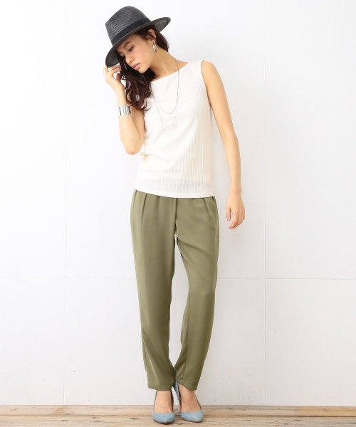 B:MING by BEAMS（ビーミングバイビームス）の「【InRed6月号掲載】【VERY5月号掲載】ビーミング by ビームス / ペーパー中折れハット（ハット・レディース・ナチュラル/ブラック・ONE SIZE）」の12枚目の写真