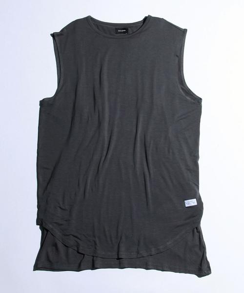 STAMPD(スタンプド)の「<STAMPD> W/LAYER MUSCLE T/Tシャツ(Tシャツ/カットソー・メンズ・ホワイト/ダークグレー/オリーブ・MEDIUM/SMALL)」の3枚目の写真