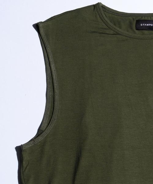 STAMPD(スタンプド)の「<STAMPD> W/LAYER MUSCLE T/Tシャツ(Tシャツ/カットソー・メンズ・ホワイト/ダークグレー/オリーブ・MEDIUM/SMALL)」の11枚目の写真