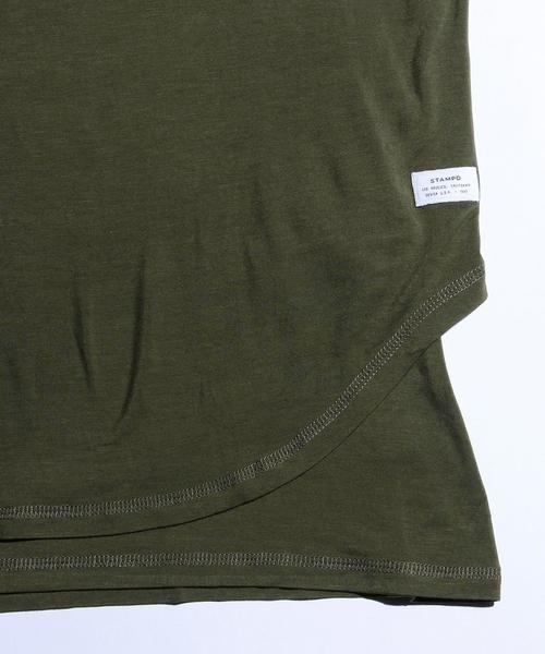 STAMPD(スタンプド)の「<STAMPD> W/LAYER MUSCLE T/Tシャツ(Tシャツ/カットソー・メンズ・ホワイト/ダークグレー/オリーブ・MEDIUM/SMALL)」の12枚目の写真