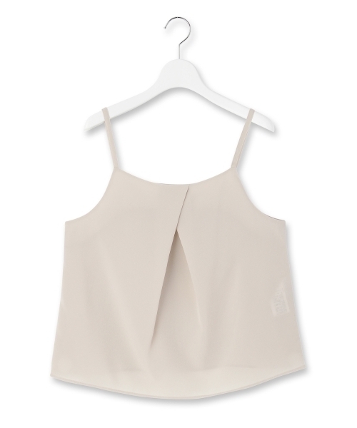 AG by aquagirl(エージーバイアクアガール)の「タックキャミソール(キャミソール・レディース・ベージュ/レッド/ブラック/ピンク・38)」の1枚目の写真