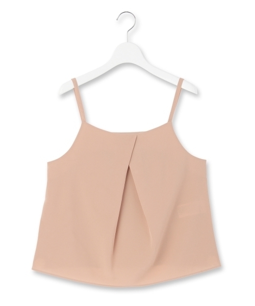 AG by aquagirl(エージーバイアクアガール)の「タックキャミソール(キャミソール・レディース・ベージュ/レッド/ブラック/ピンク・38)」の3枚目の写真