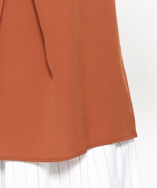 AG by aquagirl(エージーバイアクアガール)の「タックキャミソール(キャミソール・レディース・ベージュ/レッド/ブラック/ピンク・38)」の10枚目の写真