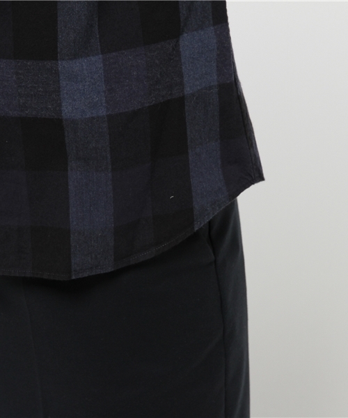 ORIAN(オリアン)の「ORIAN バッファローチェックシャツ(シャツ/ブラウス・レディース・ボルドー/オリーブ/ネイビー・40)」の9枚目の写真