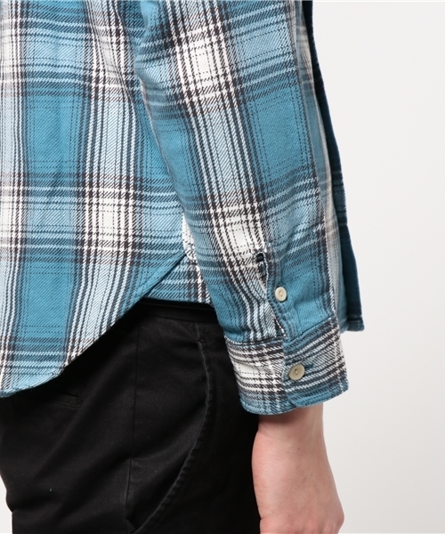 Denime（ドゥニーム）の「ヘビーフランネルワークシャツ（シャツ/ブラウス・メンズ・イエロー系その他3/ブラウン系その他2/レッド系その他2/ブルー系その他2・X-LARGE/LARGE/MEDIUM）」の8枚目の写真