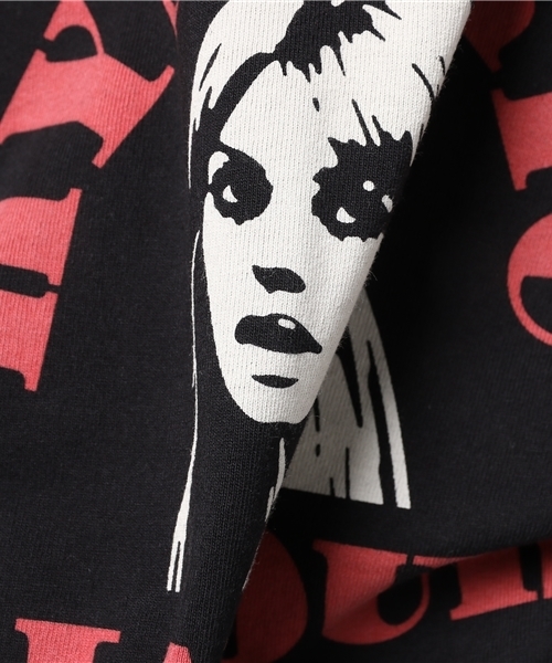 HYSTERIC GLAMOUR（ヒステリックグラマー）の「HYS PLEASURE pt リブ付T-SH（Tシャツ/カットソー・メンズ・ホワイト/ネイビー/ブラック・SMALL/MEDIUM/LARGE）」の7枚目の写真