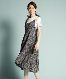 PLAIN CLOTHING | リバティ柄ワンピース【PLAIN CLOTHING】(ワンピース)
