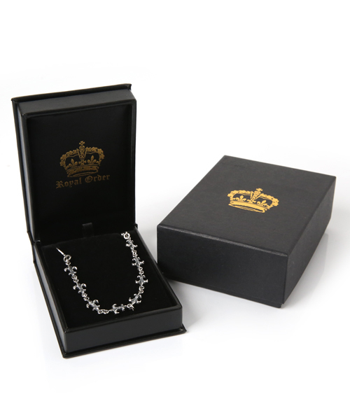 ROYAL ORDER(ロイヤルオーダー)の「TINY FLEUR DE LIS BRACELET(ブレスレット・メンズ・シルバー・US-6/US-7/US-8/US-6h)」の7枚目の写真