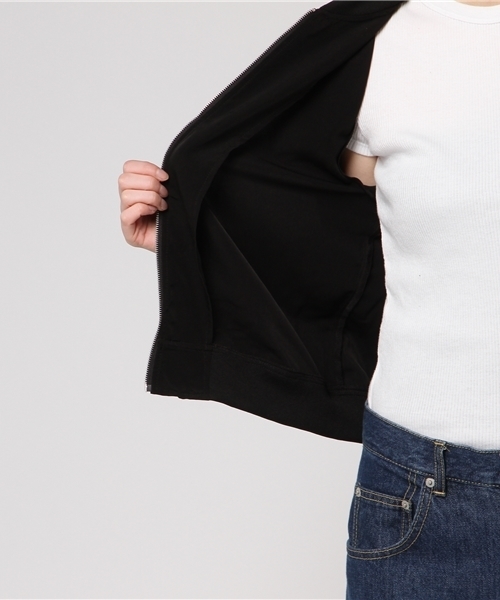 Honeys（ハニーズ）の「リブブルゾン（ブルゾン・レディース・カーキ/グレー/ブラック/ネイビー・M/L）」の11枚目の写真