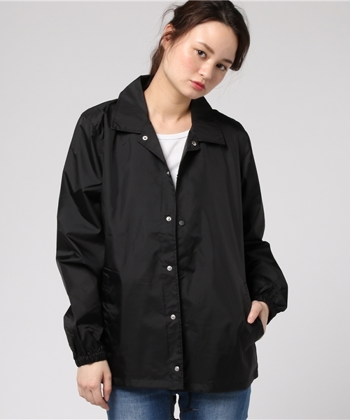 MOUSSY（マウジー）の「GODLIS COACH JACKET（その他アウター・レディース・ブラック/ネイビー・FREE）」の5枚目の写真