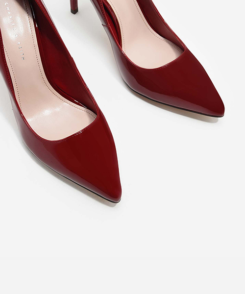 CHARLES & KEITH(チャールズ & キース)の「パテントポインテッドパンプス / PATENT POINTED PUMPS(パンプス・レディース・ブラック/ブラウン系その他/レッド・22cm/23cm/24cm/25cm/23.5cm/24.5cm/22.5cm/26.5cm)」の13枚目の写真