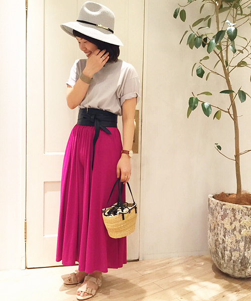 un dix cors（アンディコール）の「ドレープカットスカウチョ（その他パンツ・レディース・カーキ/ネイビー/ピンク・ﾌﾘ-）」の11枚目の写真