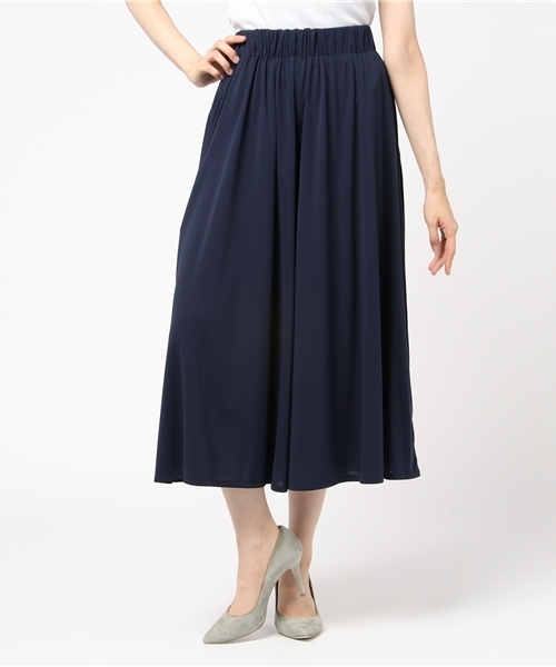 un dix cors（アンディコール）の「ドレープカットスカウチョ（その他パンツ・レディース・カーキ/ネイビー/ピンク・ﾌﾘ-）」の3枚目の写真