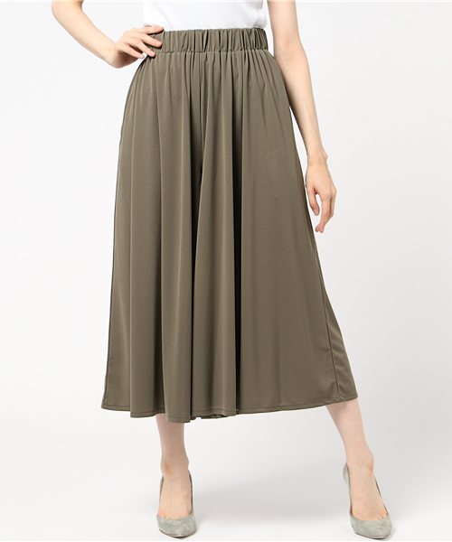 un dix cors（アンディコール）の「ドレープカットスカウチョ（その他パンツ・レディース・カーキ/ネイビー/ピンク・ﾌﾘ-）」の2枚目の写真