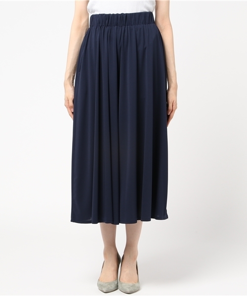 un dix cors（アンディコール）の「ドレープカットスカウチョ（その他パンツ・レディース・カーキ/ネイビー/ピンク・ﾌﾘ-）」の4枚目の写真