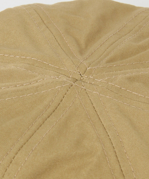 URBAN RESEARCH DOORS MENS(アーバンリサーチ ドアーズ メンズ)の「DOORS Cotton Beret(ハンチング/ベレー帽・メンズ・ベージュ/ブラック・ONE)」の3枚目の写真