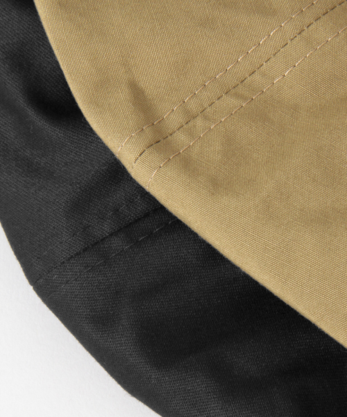 URBAN RESEARCH DOORS MENS(アーバンリサーチ ドアーズ メンズ)の「DOORS Cotton Beret(ハンチング/ベレー帽・メンズ・ベージュ/ブラック・ONE)」の6枚目の写真