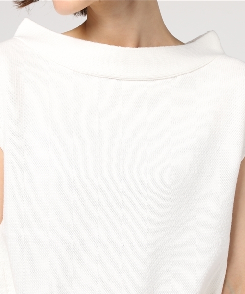 PEGGY LANA（ペギーラナ）の「West Ribbon Knit Tunic（ニット/セーター・レディース・アイボリー/イエロー/ネイビー・FREE）」の7枚目の写真