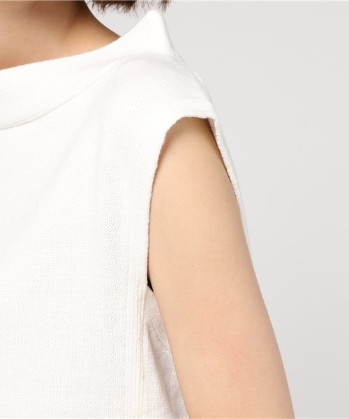 PEGGY LANA（ペギーラナ）の「West Ribbon Knit Tunic（ニット/セーター・レディース・アイボリー/イエロー/ネイビー・FREE）」の8枚目の写真