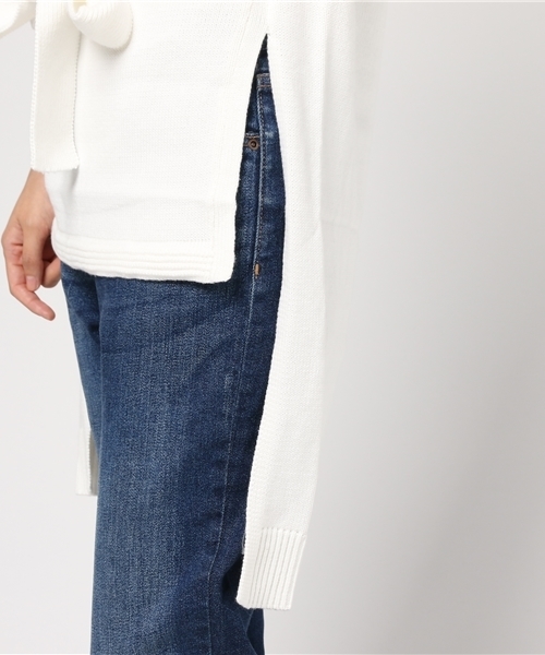 PEGGY LANA（ペギーラナ）の「West Ribbon Knit Tunic（ニット/セーター・レディース・アイボリー/イエロー/ネイビー・FREE）」の9枚目の写真