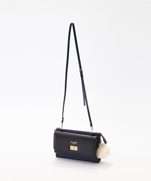 Gem.（ジェム）の「【SMIRNASLI】3wayウォレットショルダー　011132216    （ショルダーバッグ・レディース・ブラック/パープル/イエロー/オレンジ・FREE）」の2枚目の写真