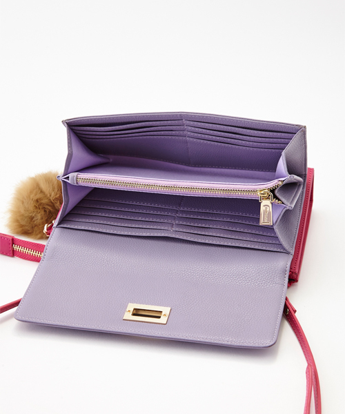 Gem.（ジェム）の「【SMIRNASLI】3wayウォレットショルダー　011132216    （ショルダーバッグ・レディース・ブラック/パープル/イエロー/オレンジ・FREE）」の5枚目の写真