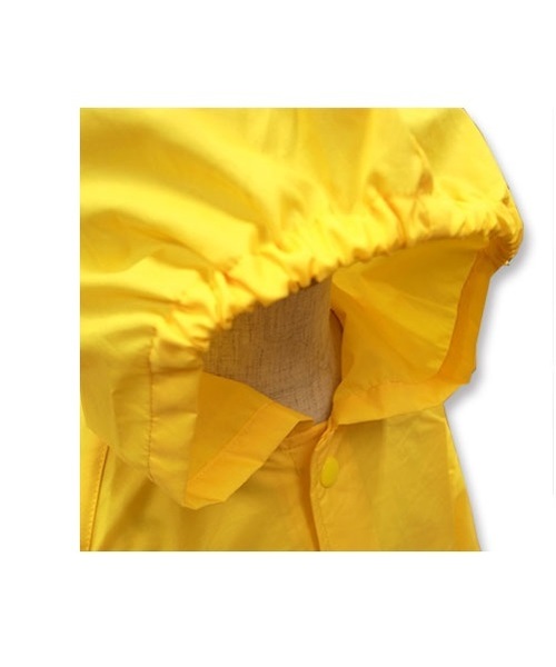 FABHUG （ファブハグ）の「無地レインコート　＃巾着付き（レインコート/ポンチョ・キッズ・ネイビー/イエロー・110cm/120cm/130cm/140cm/150cm）」の9枚目の写真
