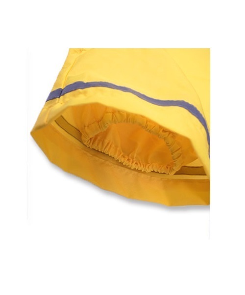 FABHUG （ファブハグ）の「無地レインコート　＃巾着付き（レインコート/ポンチョ・キッズ・ネイビー/イエロー・110cm/120cm/130cm/140cm/150cm）」の10枚目の写真