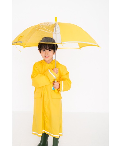 FABHUG （ファブハグ）の「無地レインコート　＃巾着付き（レインコート/ポンチョ・キッズ・ネイビー/イエロー・110cm/120cm/130cm/140cm/150cm）」の16枚目の写真