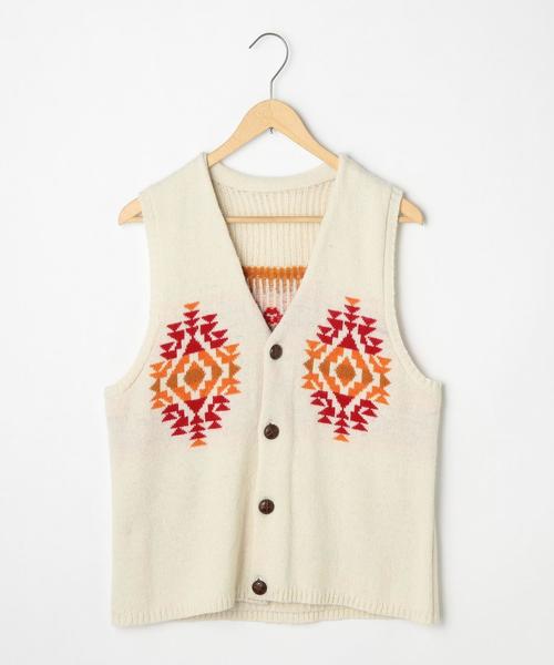 希少品 PENDLETON ペンドルトン チーフジョセフ柄 ウール ベスト PENDLETON ペンドルトン ウール ジャケット ブルゾン コート アウター
