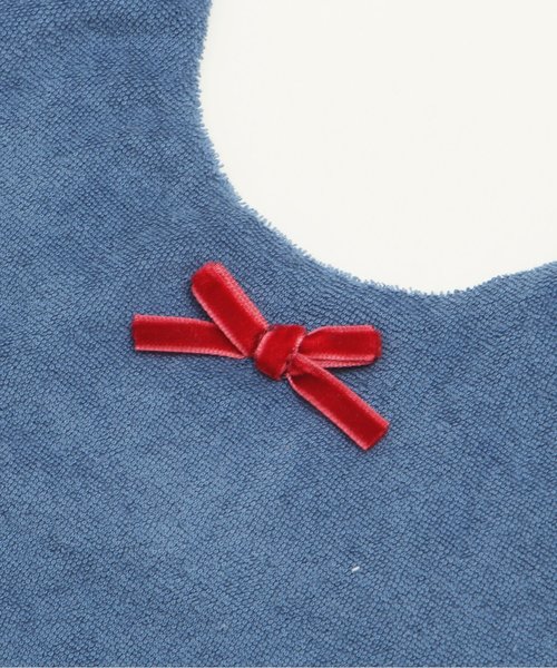 apres les cours（アプレレクール）の「花柄スタイ（スタイ/よだれかけ・キッズ・グレー/レッド・90）」の8枚目の写真