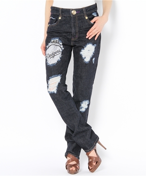 LB-03（エルビー・ゼロスリー）の「MLB CRUSH BOYS（その他パンツ・レディース・ブルー系4/ブルー系・LARGE/MEDIUM/SMALL）」の2枚目の写真
