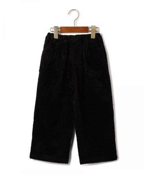 green label relaxing（グリーンレーベルリラクシング）の「【キッズ】太コールワイドパンツ ◆（その他パンツ・キッズ・ブラック/ベージュ・135/115/105/125）」の2枚目の写真
