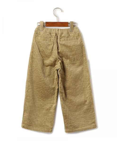 green label relaxing（グリーンレーベルリラクシング）の「【キッズ】太コールワイドパンツ ◆（その他パンツ・キッズ・ブラック/ベージュ・135/115/105/125）」の3枚目の写真