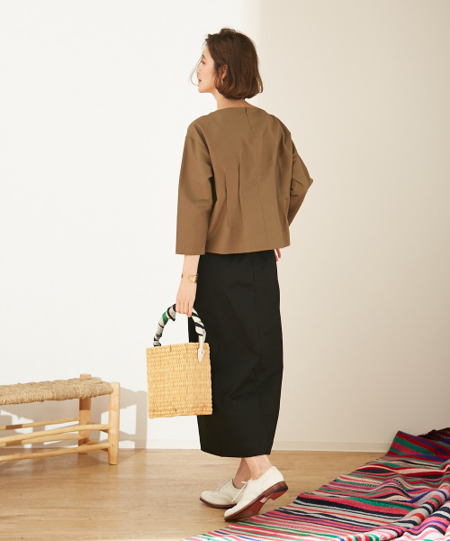 Abahouse Devinette（ドゥヴィネット）の「センタータックスカート（スカート・レディース・ブラック/ホワイト・36/38）」の16枚目の写真