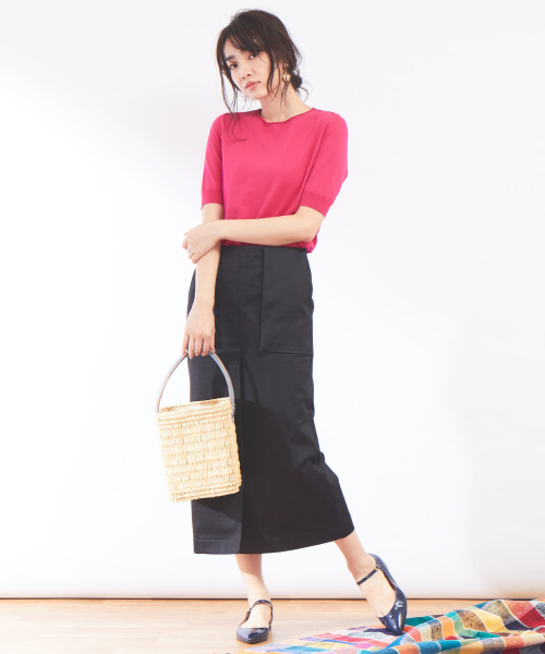 Abahouse Devinette（ドゥヴィネット）の「センタータックスカート（スカート・レディース・ブラック/ホワイト・36/38）」の20枚目の写真